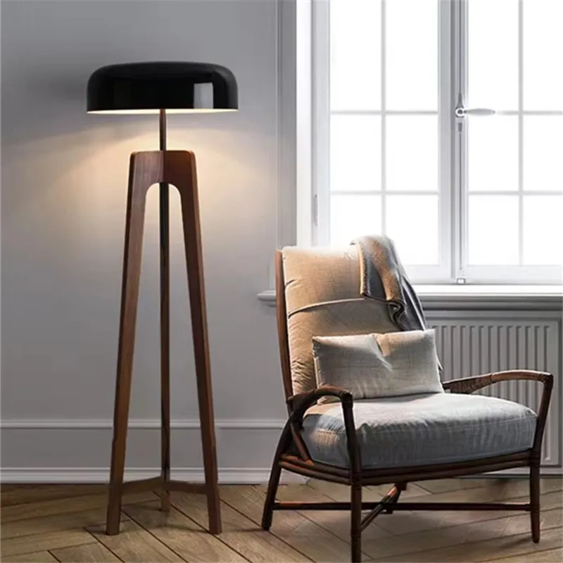 Floor Lamp Tripod - 古典的な木製の床ランプ,家の芸術の装飾,ホテルと寝室,店の雰囲気
