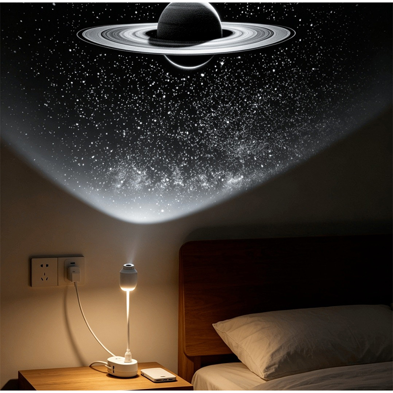 Star Projector Night - 車用USBプラグアンドプレイ高解像度星空ライト ギャラクシースタープロジェクター ナイトライト 眩い星空を映し出す