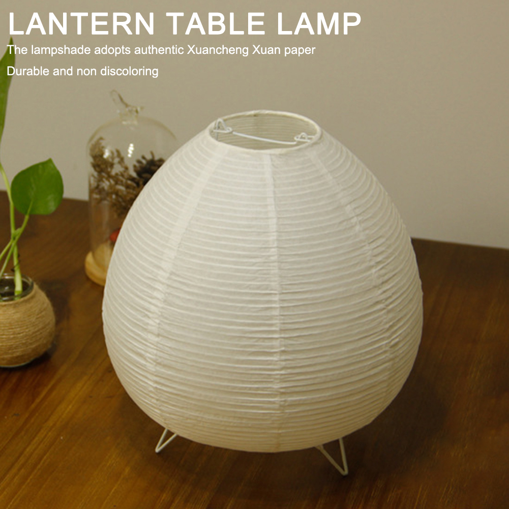 Floor Lamp Tripod - ベッドサイドスタディテーブルランプ和紙クリエイティブ三脚フロアランプ手作りデスクトップ装飾ランタンライトリビングルーム寝室用