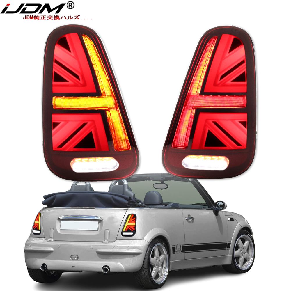 Union Lighting & Decor - iJDM カーユニオンジャック リアテールランプアセンブリ ミニクーパー R50 R52