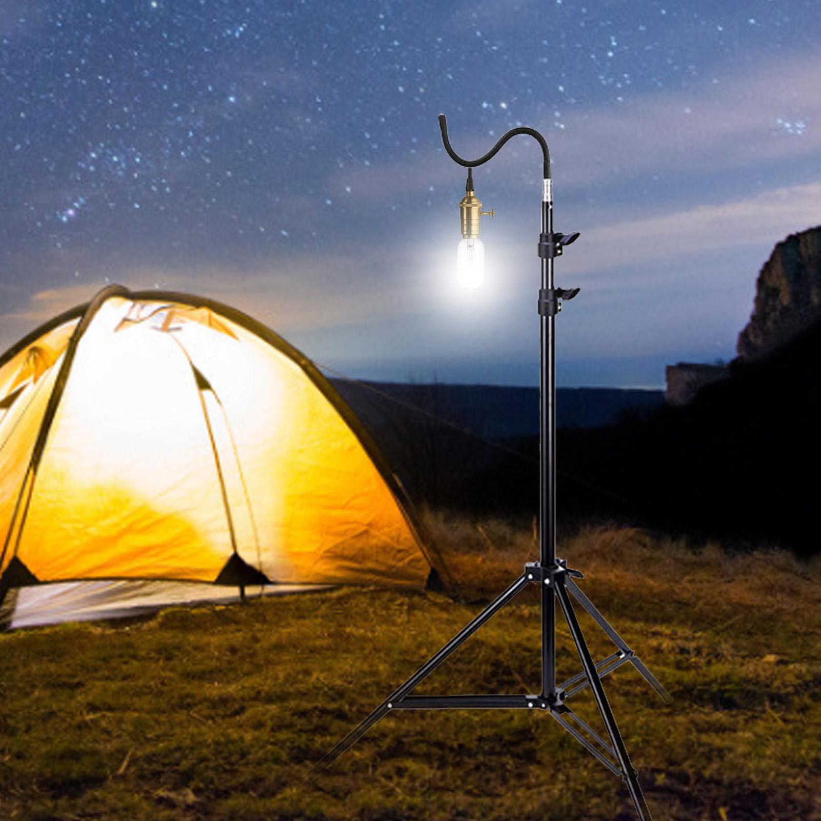 2m キャンプライトスタンド 折りたたみ式伸縮三脚 調整可能 - Floor Lamp Tripod のレビューと価格