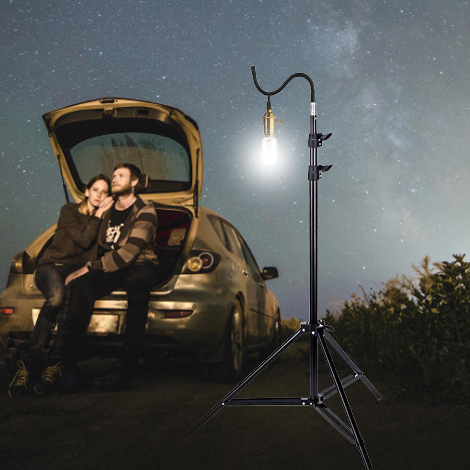 2m キャンプライトスタンド 折りたたみ式伸縮三脚 調整可能 - Floor Lamp Tripod のレビューと価格