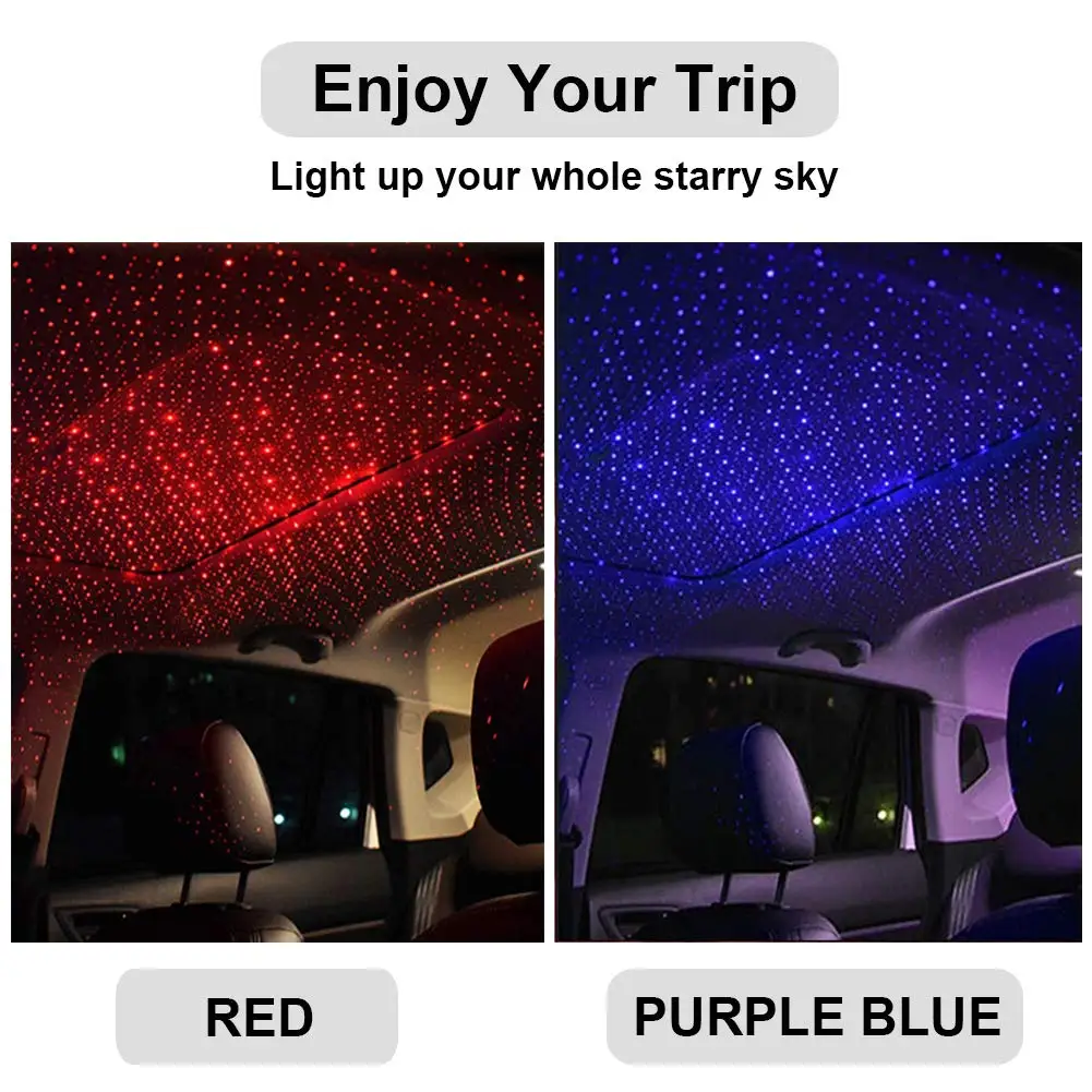 ロマンチックなLED星空ナイトライト 5V USBインターフ - Star Projector Night のレビューと価格