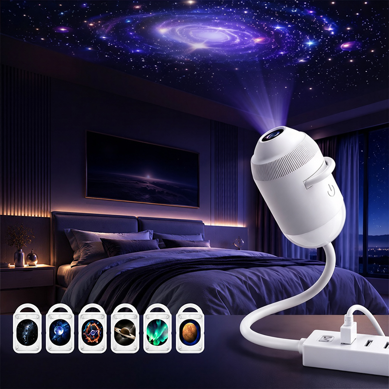 ホログラフィック5Dスターギャラクシーオーシャンプロジェクタ - Star Projector Night のレビューと価格