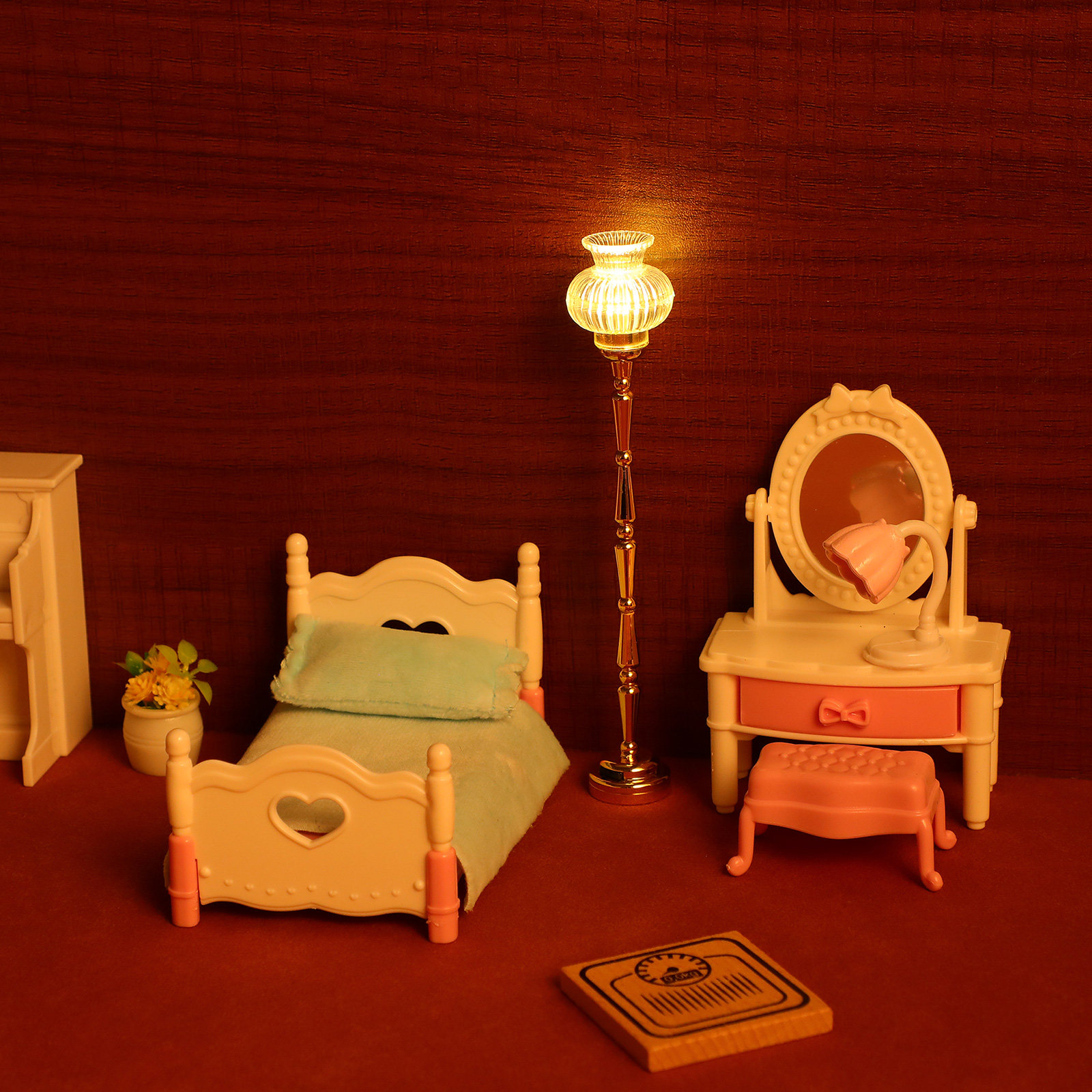 1/12スケールのミニチュアハウス用、リアルなデザインのLE - Lighting Decor House のレビューと価格