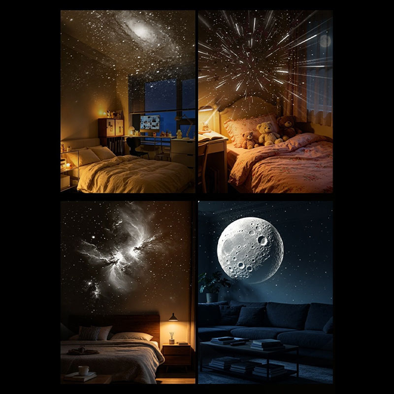 車用USBプラグアンドプレイ高解像度星空ライト ギャラクシー - Star Projector Night のレビューと価格