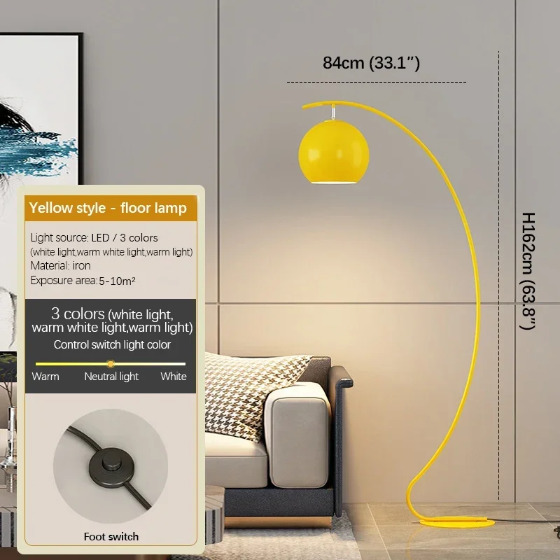 ミニマリストの釣りLEDフロアランプ,芸術的な装飾照明器具, - Floor Lamp Tripod のレビューと価格